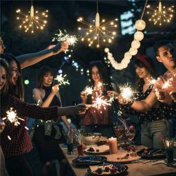 25 à prova dwaterproof água quente branco fogo de artifício led luzes da corda aa bateria fio de cobre festa de casamento natal guirlanda luz de fadas lâmpada - Image 3