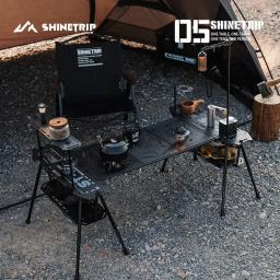Shinetrip 05 série expansível diversificado alumínio skate mesa sistema tático mesa de acampamento portátil dobrável armazenamento - Image 5