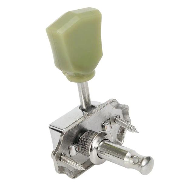Cabeças de Máquina Deluxe para Guitarra - Pinos de Afinacao Duráveis 3R + 3L Acessórios e Peças de Qualidade