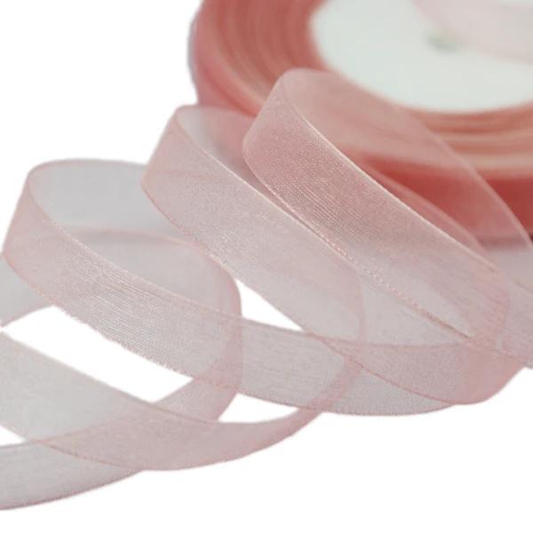 Fitas de Organza de 12mm em Rolo de 50 Jardas para Atacado - Ideais para Embrulho de Presentes e Decoração de Natal
