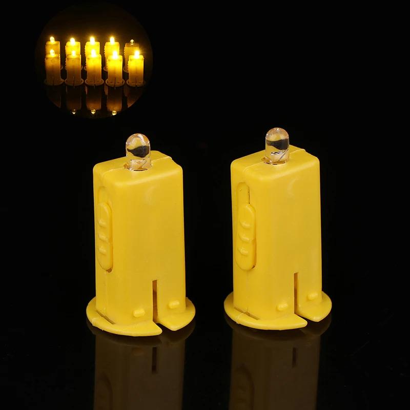 LED Paper Lantern Wicks Balões, Bateria Operado Luzes em Miniatura, Casamento e Decoração de Aniversário, 10PCs - Image 1