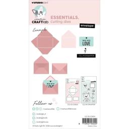 Envelope e desenhos animados ursinhos corte de metal morrer e selos, fundo Scrapbooking, artesanato decoração DIY, estêncil em relevo - Image 5