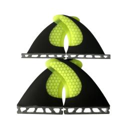 Carbon Fiber Surfboard Fins Set, Single Tab, Quad Fins, Desempenho Fin, Honeycomb, Fibra de Vidro, 2 pcs, G7, 2 pcs, GX - Image 4