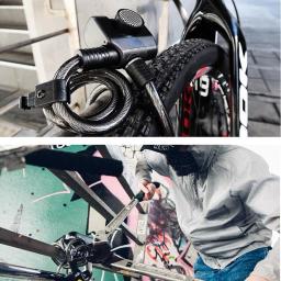 Bloqueio de alarme eletrônico anti-roubo profissional para bicicleta, 110db, fio alto, acessórios de segurança, frete grátis - Image 4