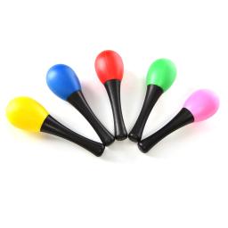 Martelo de areia plástico maraca chocalho shaker para crianças, instrumentos musicais, brinquedo sonoro, cor aleatória, bebê, 1 pc - Image 3