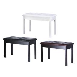 Banco de teclado acolchoado para piano eletrônico, resistente com pernas de madeira, banqueta de piano, cadeira para palco, guzheng - Image 2