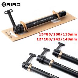 Riro mountain bike através do eixo 12x142 12x148 15x100/110mm garfo através do eixo liberação rápida ta alavanca da bicicleta garfo dianteiro eixo do cubo - Image 1