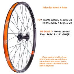 Ztto mtb am enduro dh p3 rodado 29 26 27.5 25mm aro largo 148 boost hub 142 através do eixo 135 qr 6 pawls durável p3 roda de bicicleta - Image 3