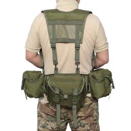 Equipamento de transporte tático para caça, Equipamento de camuflagem, Treinamento ao ar livre, Caminhadas colete, Nylon 1000D - Image 2
