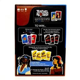 Jogo de tabuleiro Skull King - Jogo de estratégia de aventura pirata para 3 - 8 jogadores, maiores de 8 anos - Melhorar inteligência e promover a interação - Image 1