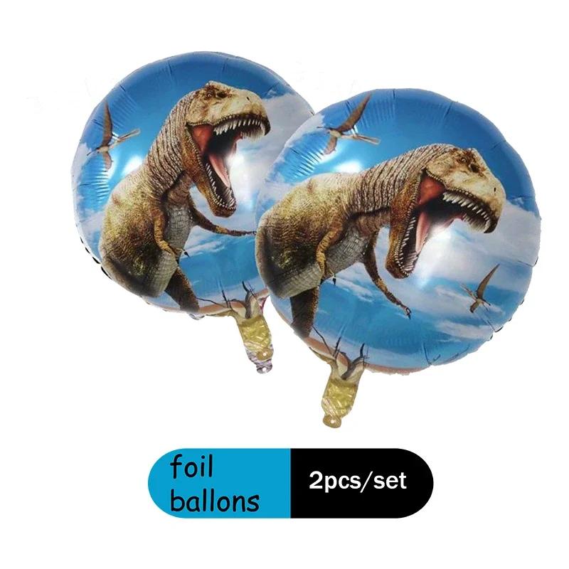 Disney dinossauros jurássicos diy festa de aniversário utensílios de mesa descartáveis balão caixa adesivo pano de fundo decoração suprimentos - Image 1