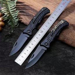 Aço inoxidável Outdoor Camping Survival Knife, Facas de bolso dobráveis, Facas multifuncionais EDC, Cortador - Image 1