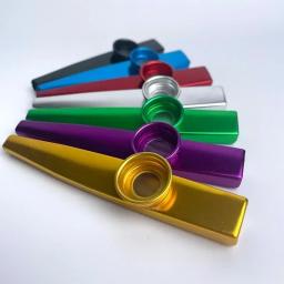 Metal Kazoos Instrumentos Musicais, Flautas De Boca De Diafragma, Bom Companheiro Para Guitarra - Image 2