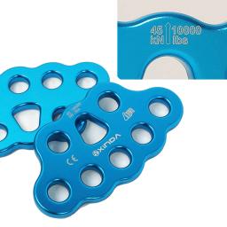 Outdoor Rock Climbing Rigging Plate, Multi Ponto De Âncora, Engrenagem Do Conector, 8 Furos, 45KN Pata - Image 3