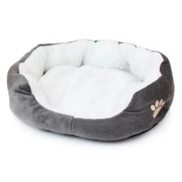 Canil lavável para animais de estimação, cama super macia, tapete de gato de pelúcia, tamanho pequeno e grande, cama para animais Bichon - Image 4