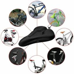 Capa de almofada de bicicleta macia e espessada, impermeável, respirável, espuma confortável, novo - Image 3