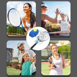 Tênis Treinador Rebound Bola com Cordas, Ténis Prática, Rebounder Equipamento, Exercitador, Badminton Solo - Image 4