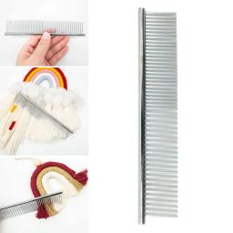 Macrame franja pente durável inoxidável para fibra de nó arte para escovar através do cabo de algodão para diy cabides parede pendurado - Image 2
