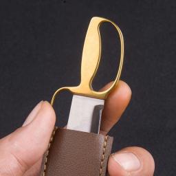 Portátil de aço inoxidável Mini canivete, EDC Wing Chun faca pequena, Usado para abrir a caixa, Um presente especial e colecionáveis, 1Pc - Image 5