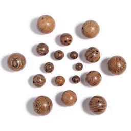30-100pcs 6-15mm Contas De Madeira Naturais para Fazer Jóias Encantos Colar Bead para Artesanato DIY Fazendo Pulseira Acessórios - Image 6