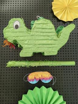 Blindfold and Bat Dinosaur Pinata Bundle, Perfeito para Festas de Aniversário, Tema Animal, PartiesDecorations, Presente para Primeiro - Image 6