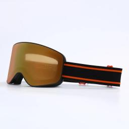 Óculos de snowboard cilíndricos anti-nevoeiro para homens e mulheres, máscara de óculos de esqui UV 400, proteção contra neve sobre óculos, adulto, duplo - Image 5