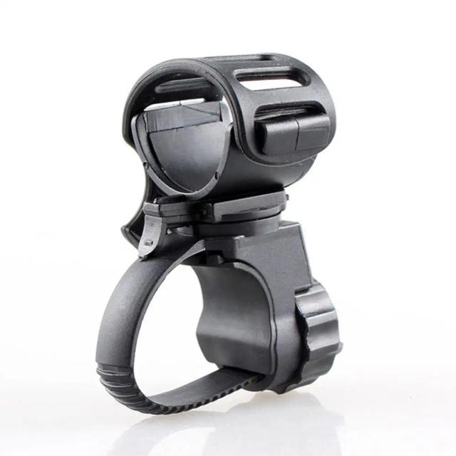 Suporte Ajustável para Luz de Bicicleta com Montagem 360 Graus para Lanterna e Tochas
