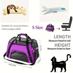 Bolsa de viagem portátil malha respirável para animais de estimação, cão e gato, cachorro, tenda ao ar livre, bolsa, saída, cães - Image 6