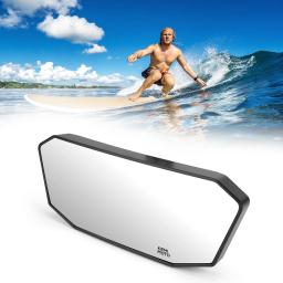 Para barcos de esqui pontão barco água esporte aquático surf barco marinho espelho atualizar tamanho universal espelhos do barco espelho retrovisor - Image 2