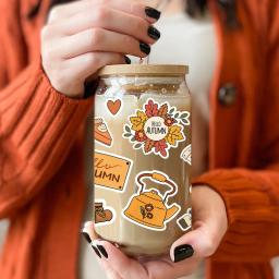 Sport Football Cartoon Cat UV DTF Adesivo, Adequado para 16oz Libbey Glass Cup, Pode Envolver Transferência, Etiquetas Personalizadas, Logotipo DIY - Image 3