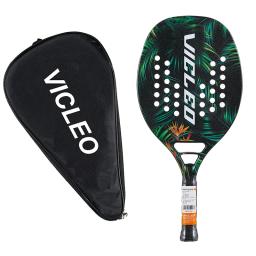 Raquete de tênis de praia de fibra de carbono rosto macio raquete de paddle de tênis com capa protetora b10 b22 - Image 1