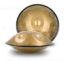 Instrumento de tambor com mão macia Pan Bag, tambor de aço, ouro, 9 notas, G e C, 432Hz, 440Hz, 18" - Image 1