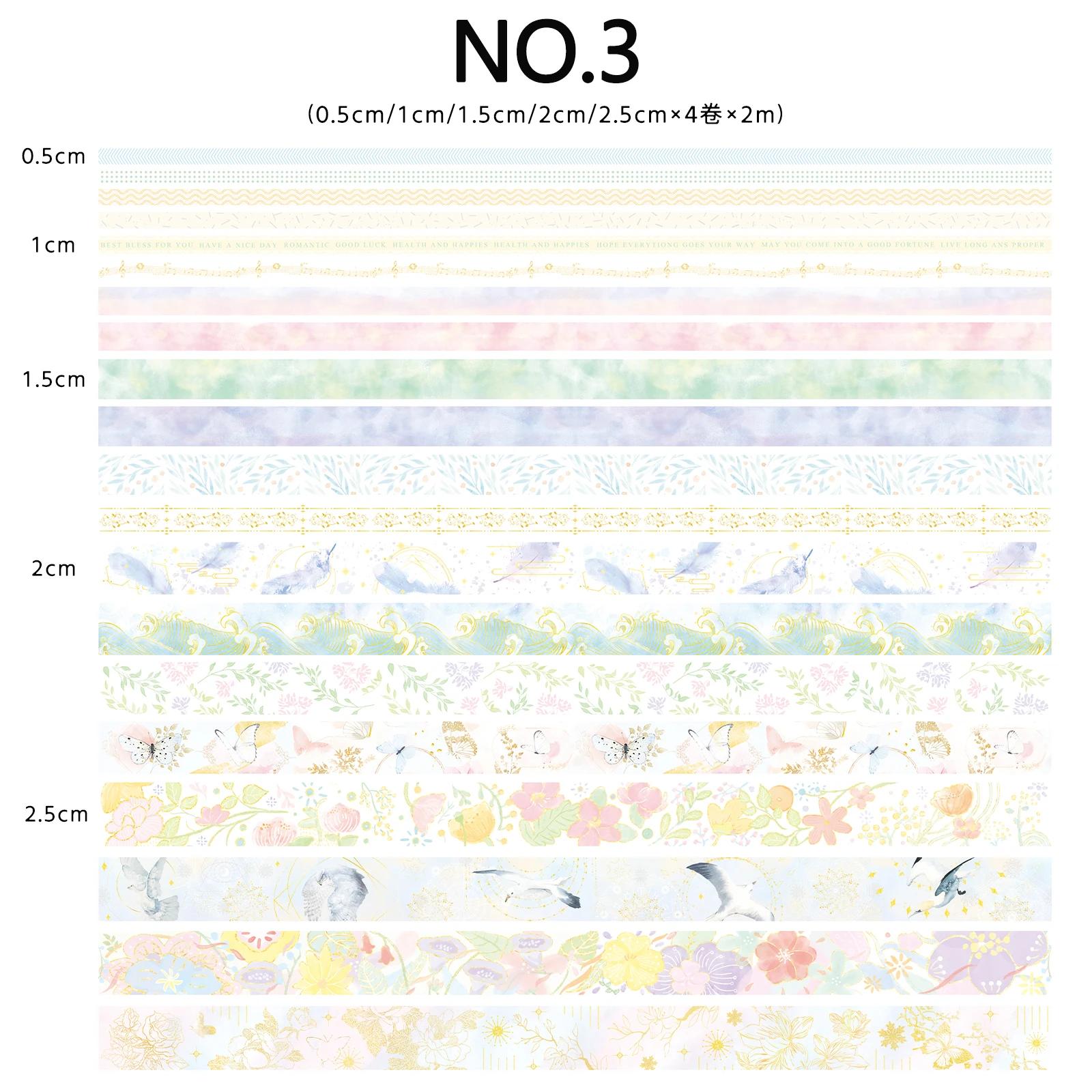 Novo Washi Tape Conjunto de fitas Washi vintage 20 rolos Fitas de mascaramento retrô para jornal - Image 1