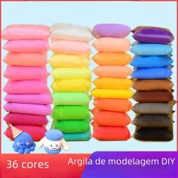 Air Dry Polymer Clay Toy para crianças, Modelagem de argila Brinquedo de plasticina Material macio para artesanato, Crianças Playdough, 50g por saco - Image 1