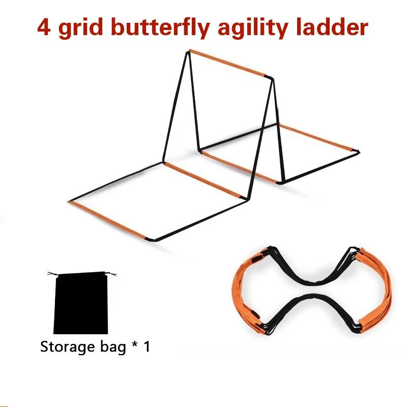 Escada De Salto De Treinamento De Futebol De Dupla Finalidade, Escada De Agilidade Multifuncional, Treinamento De Velocidade, Coordenação, Footwork, Equipamento De Futebol - Image 1