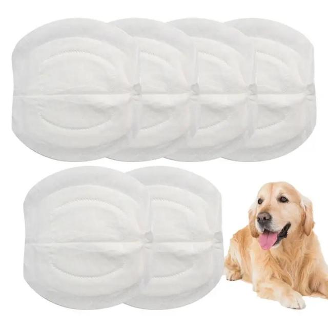 Forros de fraldas super absorventes para cães: calças sanitárias e calcinha macia com 30 unidades de Booster Pads