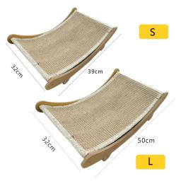 Placa de arranhão de madeira para gatos, Resistente ao desgaste, Arranhador, Brinquedos reclináveis, Arranhador resistente ao desgaste, Arranhador de gatos - Image 6