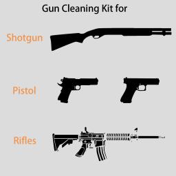 Mediug kit de limpeza de arma universal caso pistola rifle pistola escova ferramenta para caça, espingarda, 9mm, calibre 12, calibre.40/.45 - Image 5