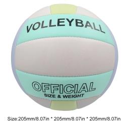 Bolas de voleibol de prática antiderrapante para treinamento externo e interno, esportes de equipe resistentes ao desgaste, tamanho 5 - Image 6