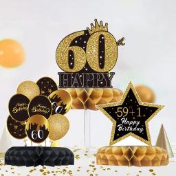 Decoração para Festas de Aniversário, Artigos para Adultos, 18 Anos, 21 Anos, 30 Anos, 40 Anos, 50 Anos, 60 Anos, 65 Anos - Image 4