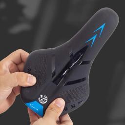 Universal impermeável bicicleta sela para crianças, confortável para sentar, assento de bicicleta, ergonômico, textura macia, equitação - Image 4