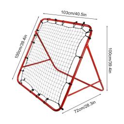 Objetivo de futebol rebote dobrável para crianças, treinador de futebol, Bounce Board, economia de espaço, fácil configuração, quintal adolescente - Image 5