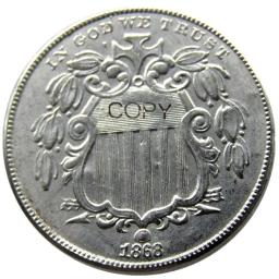 Cinco Cents Moedas De Cópia De Níquel, EUA Um Conjunto de 1866-1883, 20Pcs - Image 4
