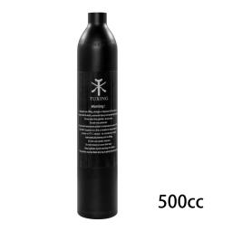 TUXING-Cilindro De Alumínio De Alta Pressão, Tanque De Ar, Oxigênio, CO2 Tanque De Enchimento De Garrafas, Mini Mergulho M18 * 1.5, 3000psi, 200bar, 0.5l, 500cc - Image 1
