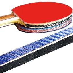 Fita auto-adesiva de raquete de tênis de mesa, fibra de carbono super dura, Ping Pong Bat, fita lateral protetora, PU espessado - Image 2
