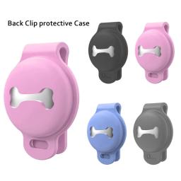 Suporte para coleira cachorro com etiqueta ar, capas coleira silicone para animais estimação para capa anti-perda - Image 4