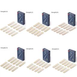 Clarinete Reeds com Caso Portátil, Reed Repair Parts, Reeds Acessório, Força 1.0, 1.5, 2.0, 2.5, 3.0, 3.5, 10 Pcs - Image 2