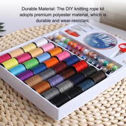 Kit de ferramentas da caixa, 64 carretéis, máquina, agulha de mão, utensílios domésticos, Quilting, costura, fio, DIY, Crafting - Image 2