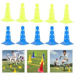 Cones de 32cm para futebol esporte rugby treinamento basquete cone marcador disco cones treino portátil marca multicolorido - Image 2