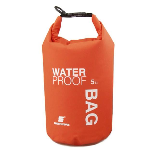 Saco Seco Impermeável de 5L para Natação, Rafting, Caiaque e Canoagem